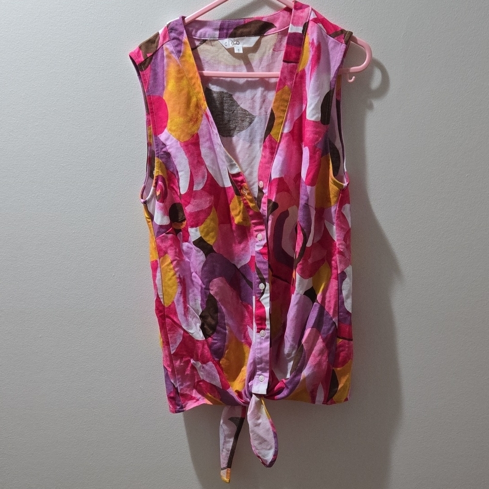 Colorful Sleeveless Top